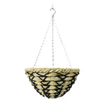 Growers Own Blenheim Round Hanging Basket Watergrass and Corn Rope wholesale hanging baskets UK wholesale garden supplies hanging baskets bulk