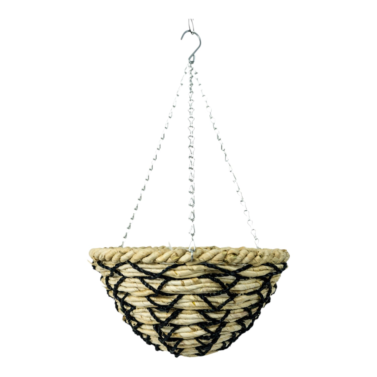 Growers Own Blenheim Round Hanging Basket Watergrass and Corn Rope wholesale hanging baskets UK wholesale garden supplies hanging baskets bulk