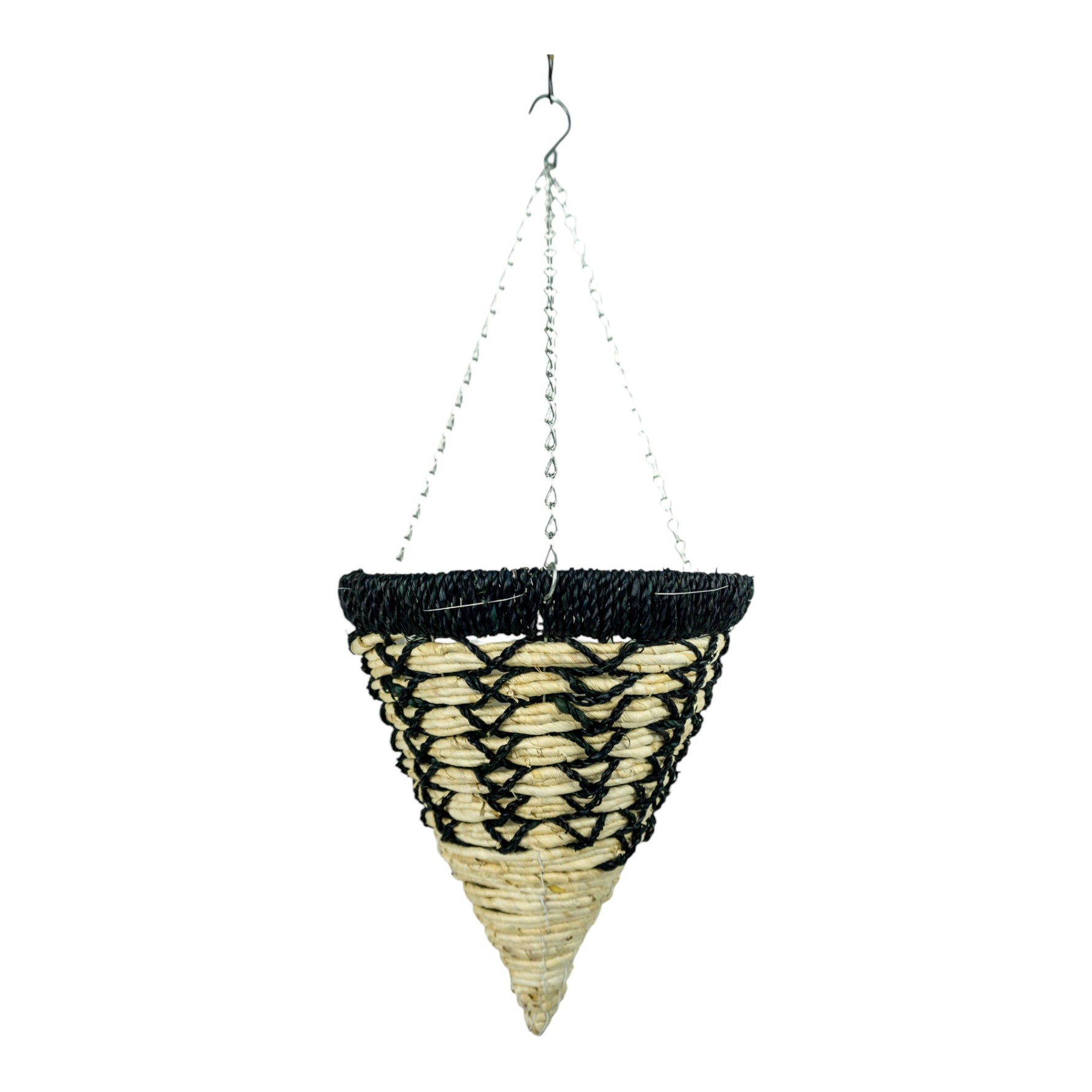 Growers Own Goodwood Cone Hanging Basket Water Grass Corn Rope wholesale hanging baskets UK wholesale garden supplies hanging baskets bulk 2