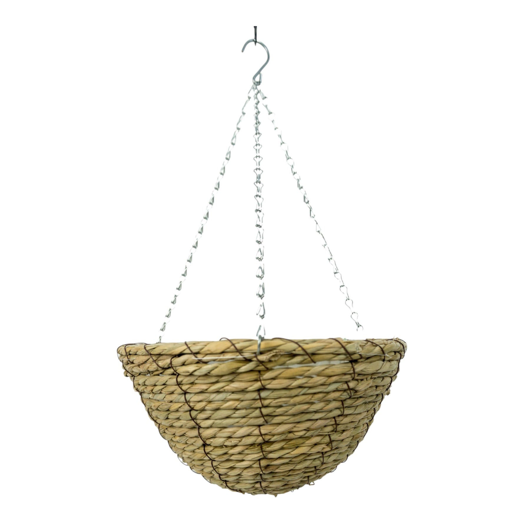 Growers Own Woburn Round Hanging Basket Seagrass wholesale hanging baskets UK wholesale garden supplies hanging baskets bulk
