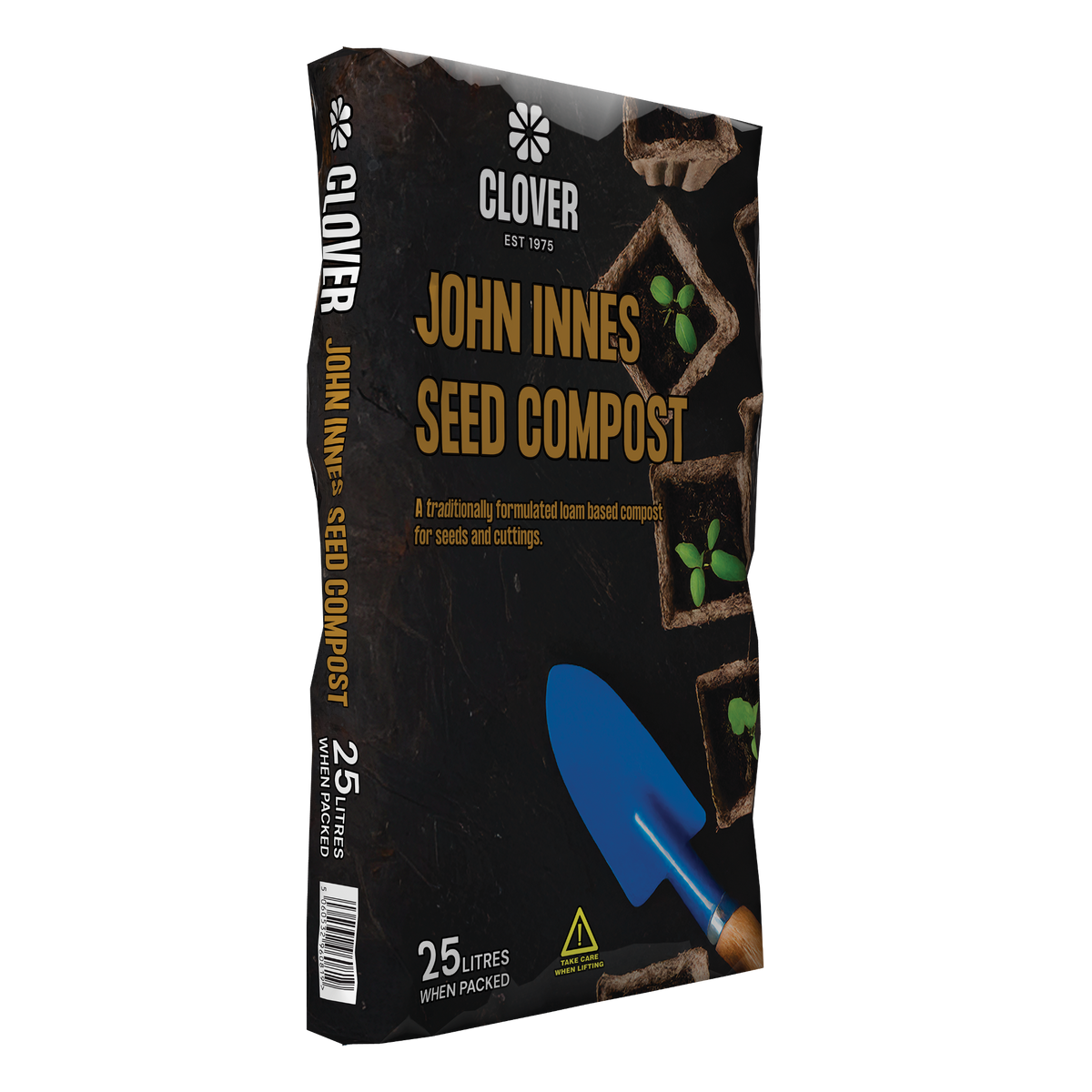 Clover John Innes Seed Compost 25L - Traditional Loam-Based Compost for Seed Sowing