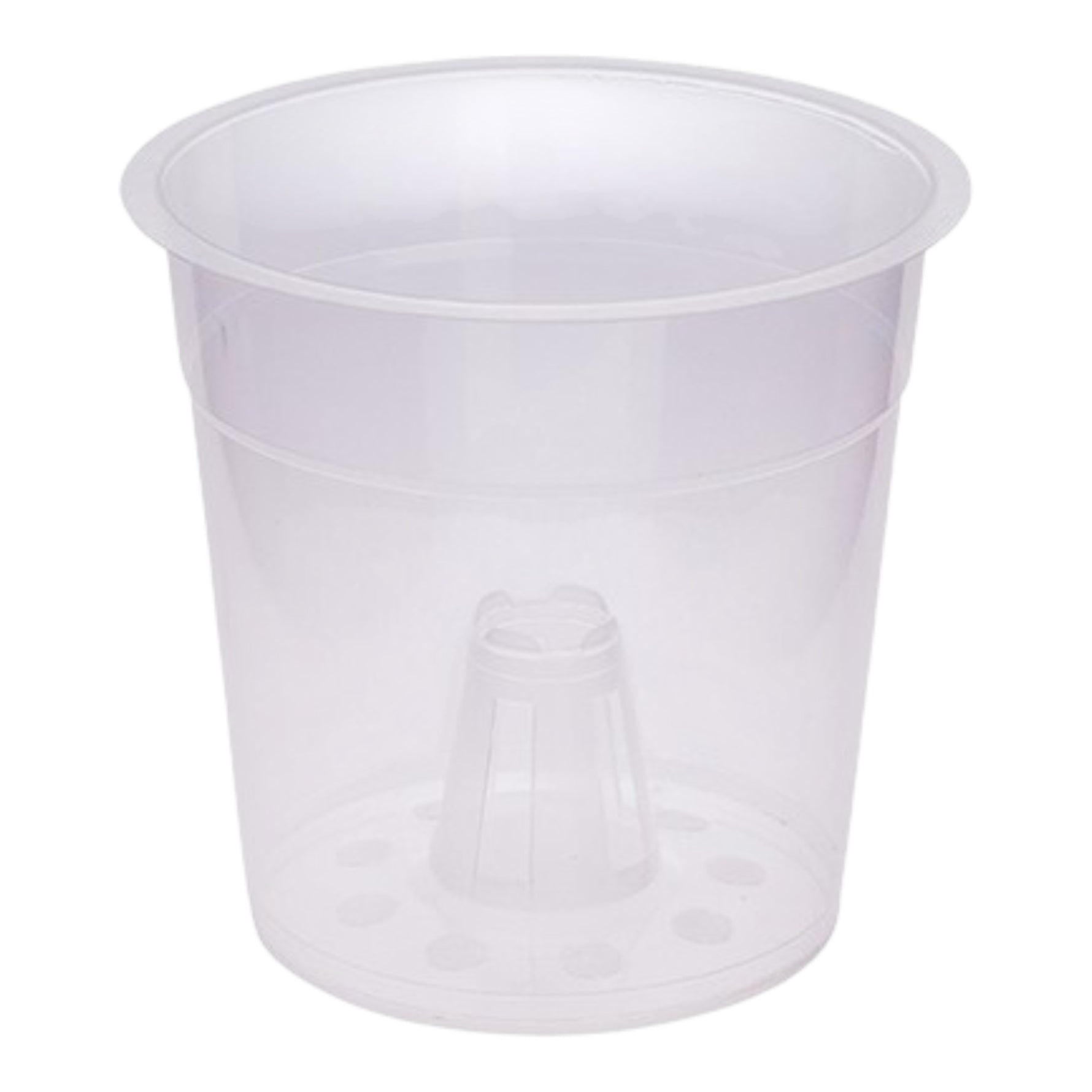 MODIFORM 12cm Orchid thermoformed PP pot TRANSPARENT Wholesale Garden Supplies Wholesale Horticulture Supplies UK