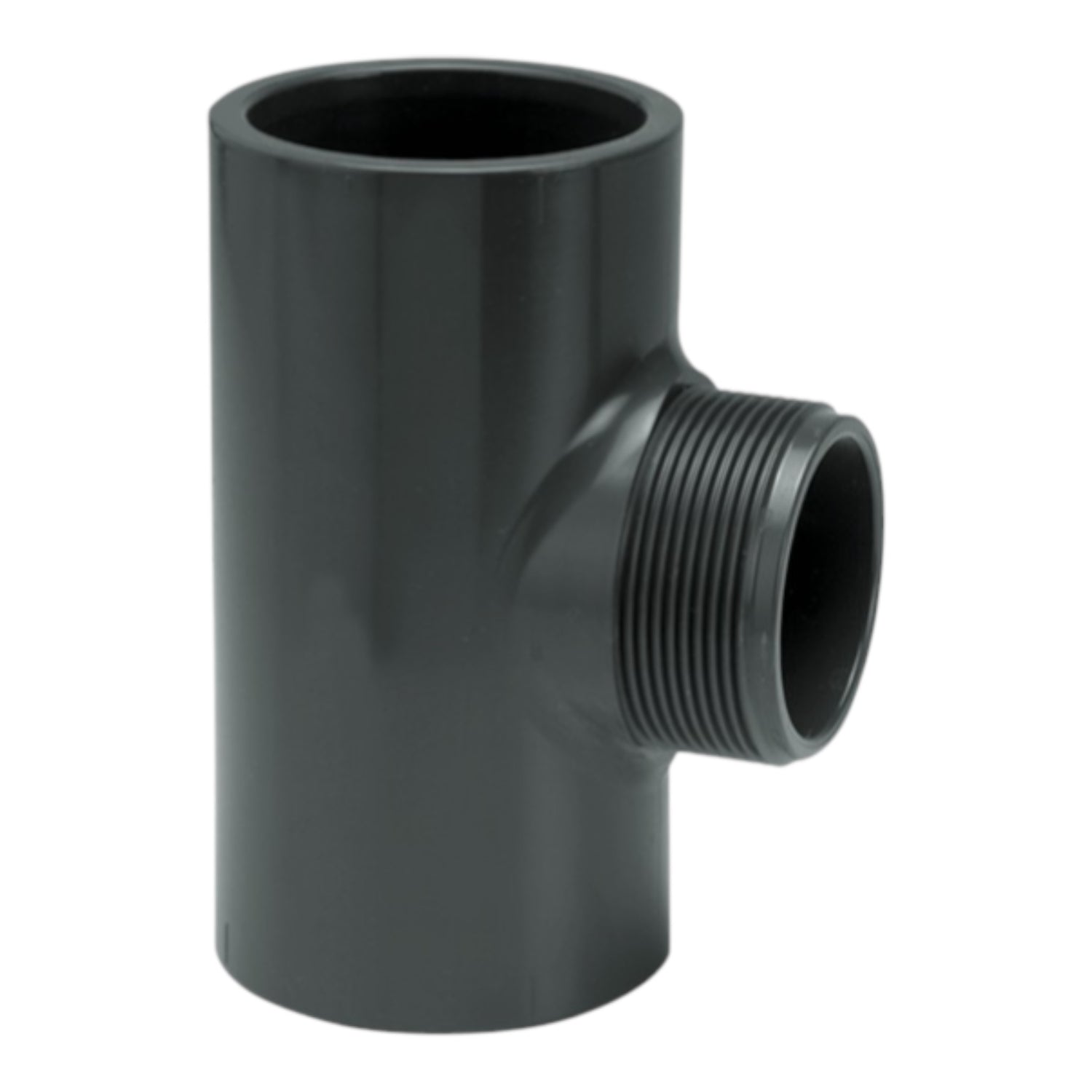 PVC 50mm x 1.25" x 50mm Male Branch Tee