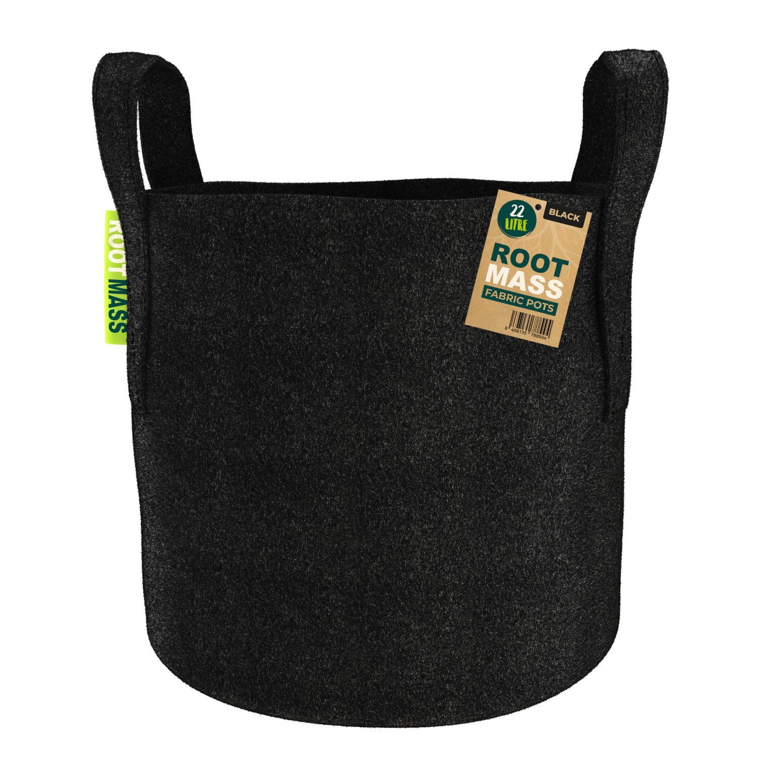 BLACK RootMASS 22L Thick Fabric Pot (100 per box)