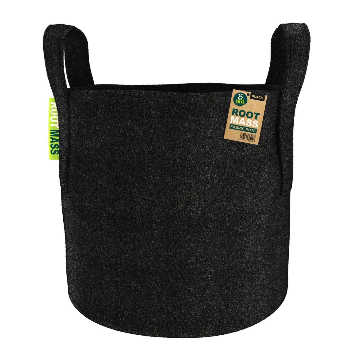 BLACK RootMASS 25L Thick Fabric Pot (100 per box)