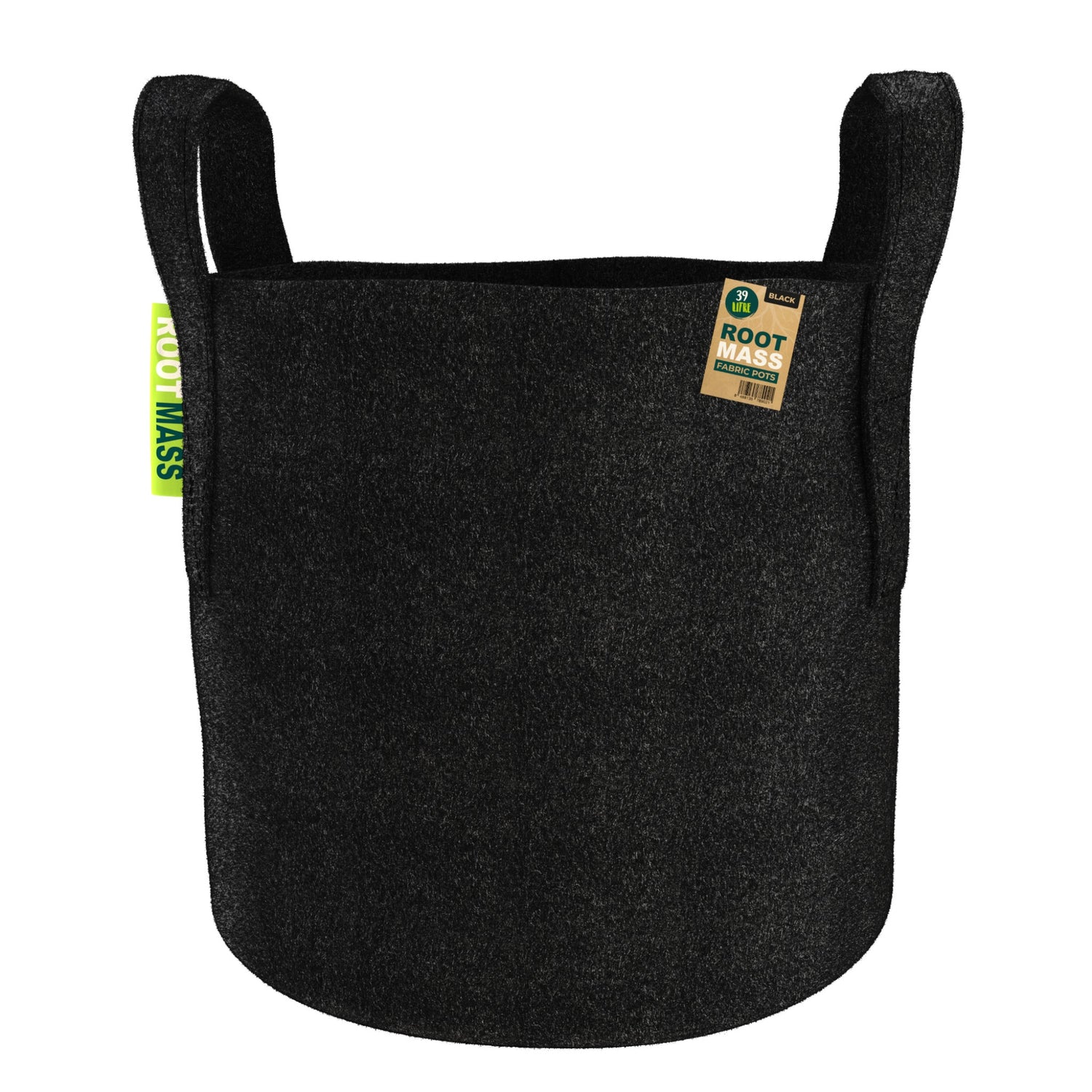 BLACK RootMASS 39L Thick Fabric Pot (80 per box)