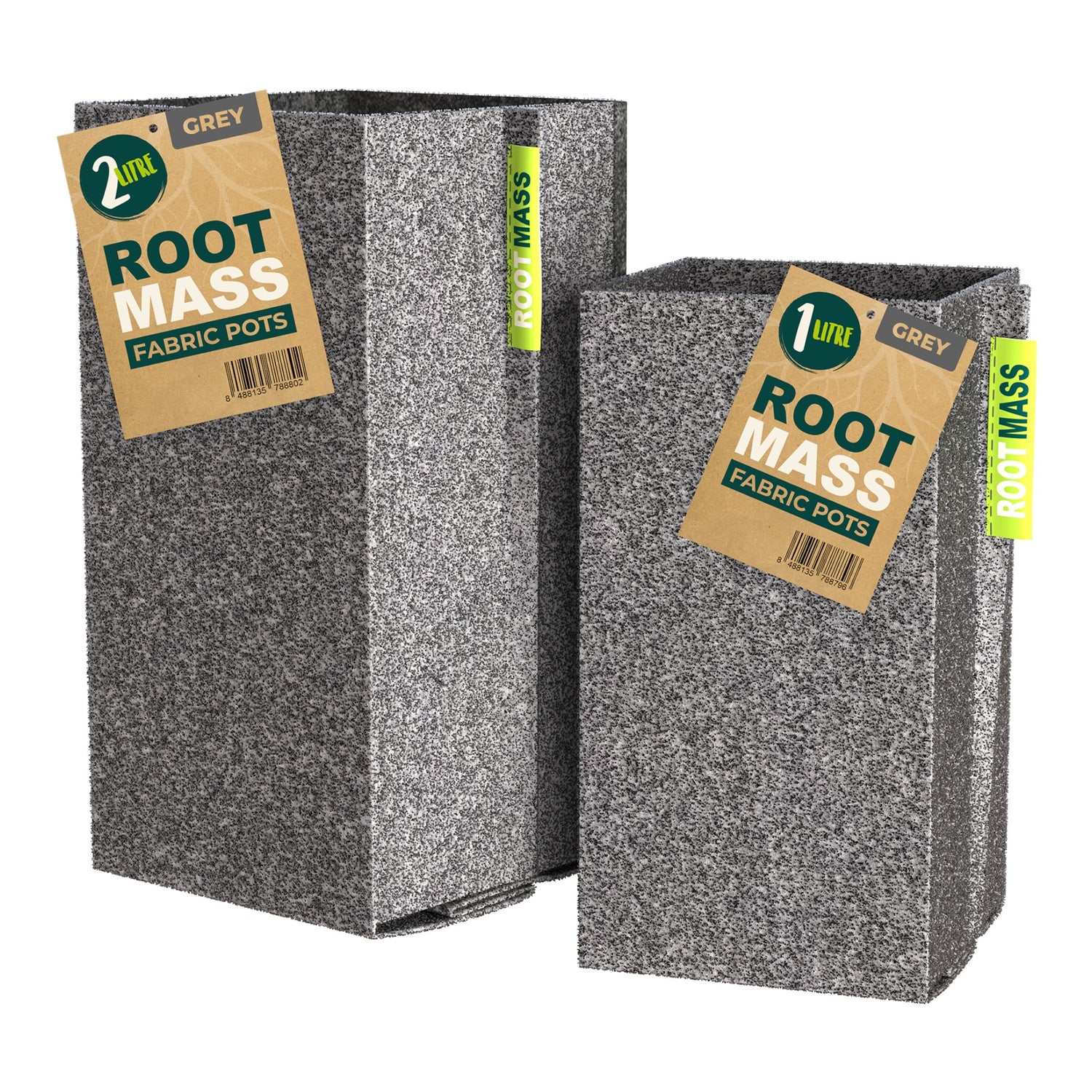 GREY RootMASS 2L Propagation Fabric Pot (1200 per box)