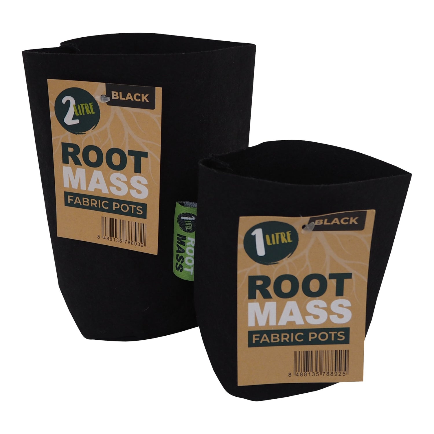 BLACK RootMASS 2L Propagation Thick Fabric Pot (420 per box)