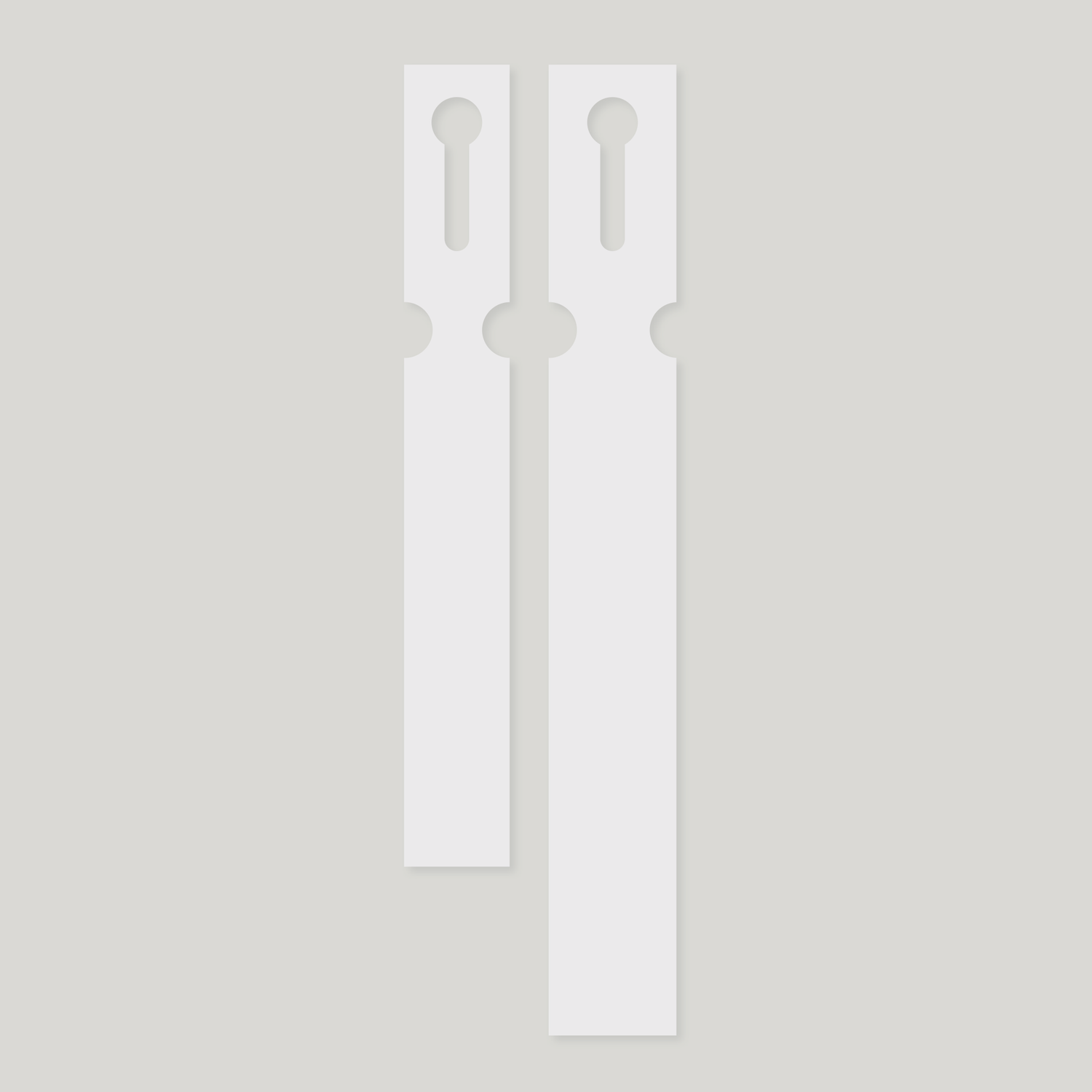 Thermal Print Loop Lock Labels 190mm x 25mm (Box of 2000) WHITE