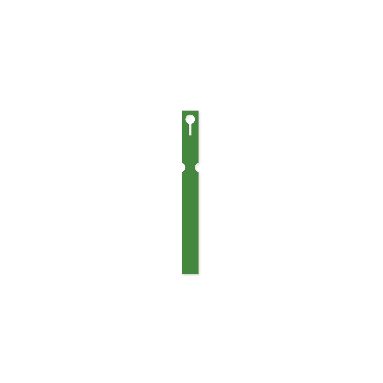 Self-Tie VINYL Labels Loop Lock - 16mm x 160mm (Box of 1000) GREEN