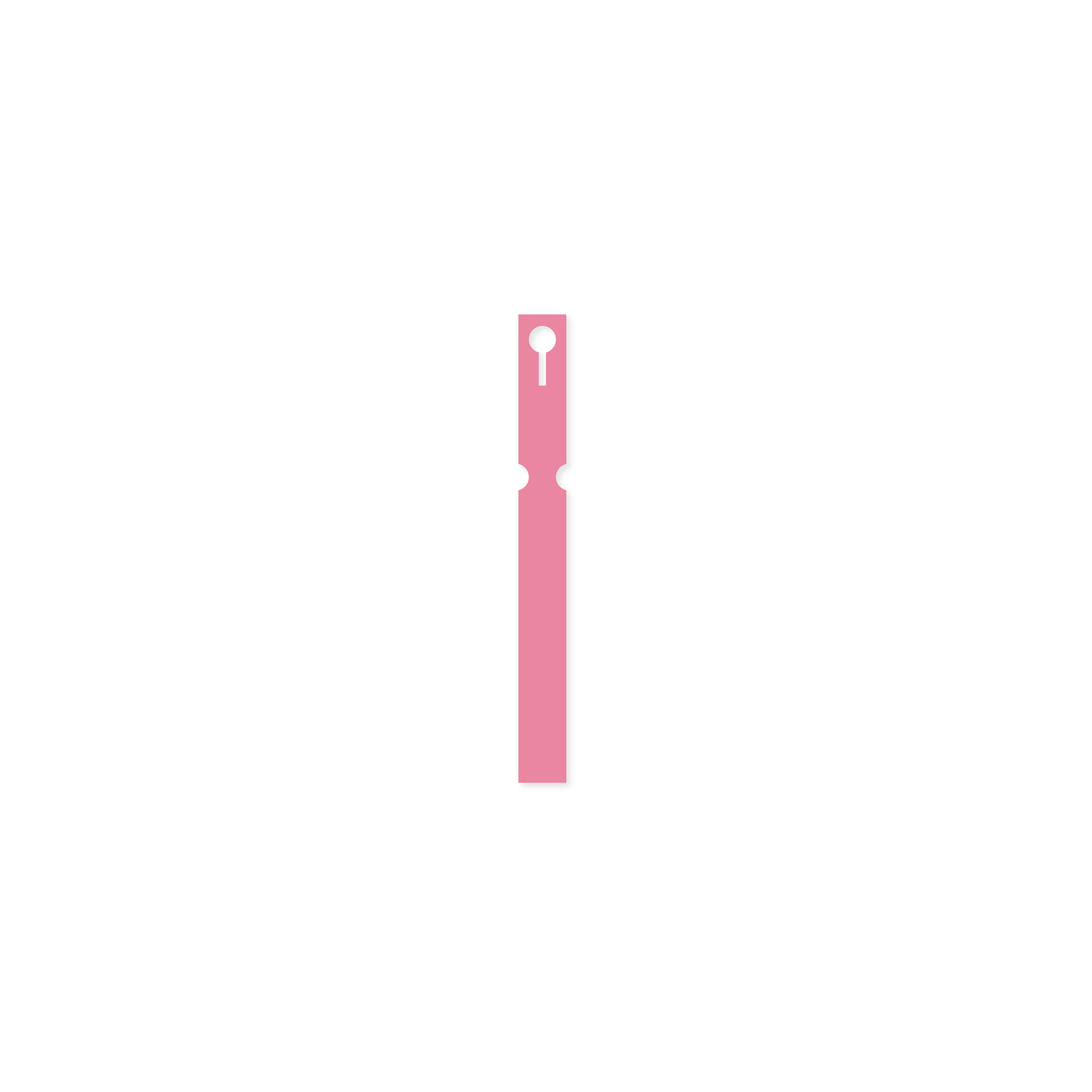 Self-Tie VINYL Labels Loop Lock - 16mm x 160mm (Box of 1000) PINK