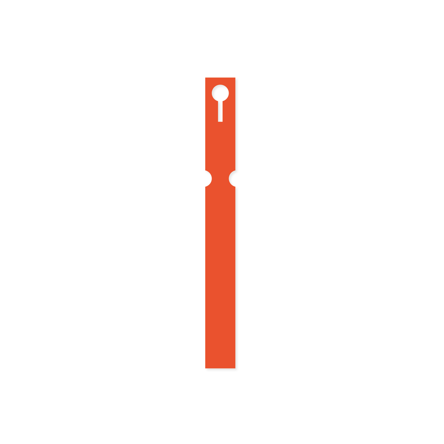 Self-Tie VINYL Labels Loop Lock - 25mm x 220mm (Box of 1000) ORANGE