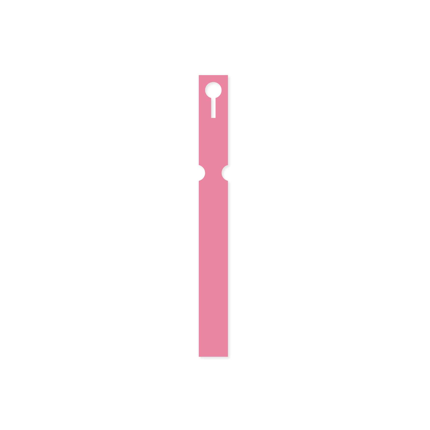 Self-Tie VINYL Labels Loop Lock - 25mm x 220mm (Box of 1000) PINK