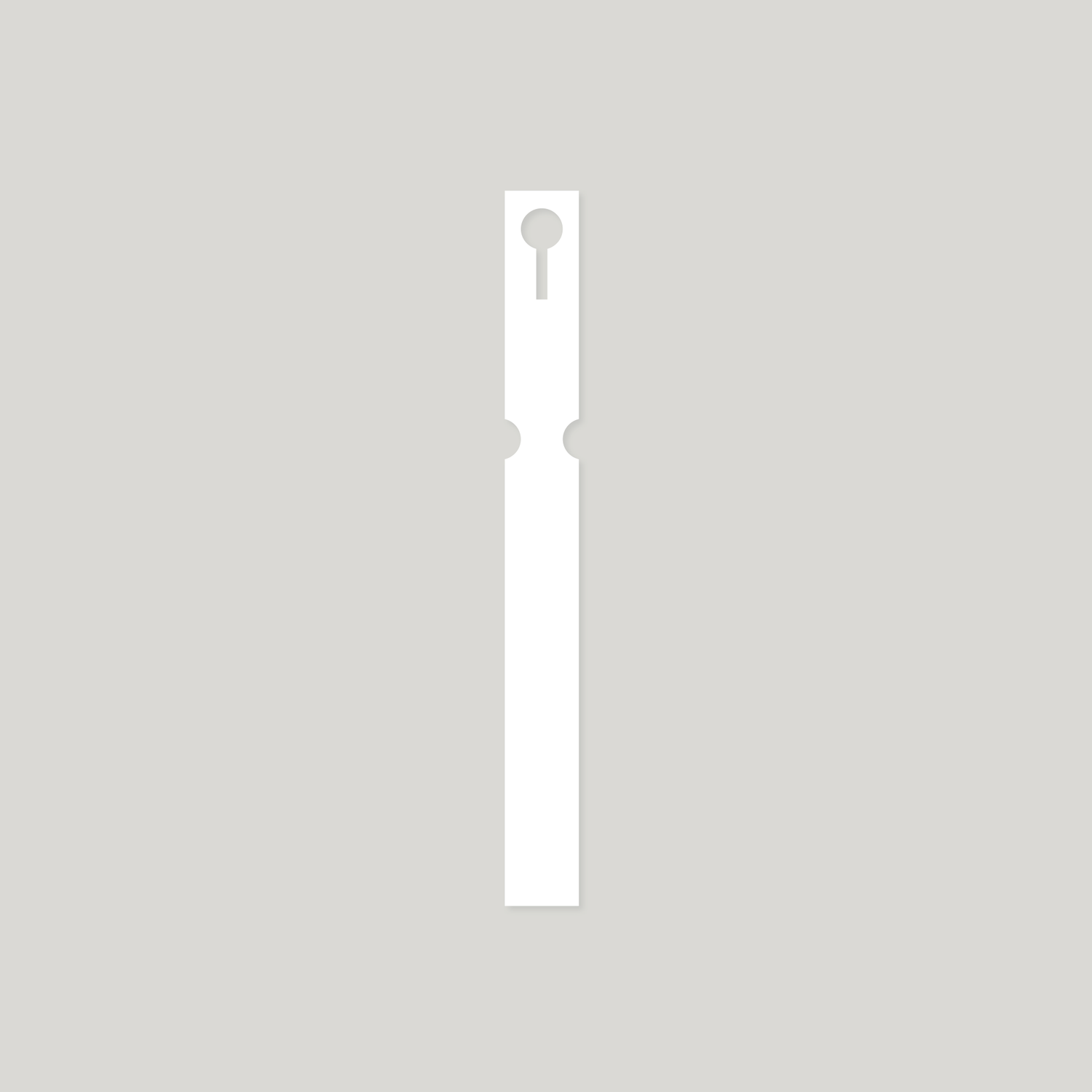 Self-Tie VINYL Labels Loop Lock - 25mm x 220mm (Box of 1000) WHITE