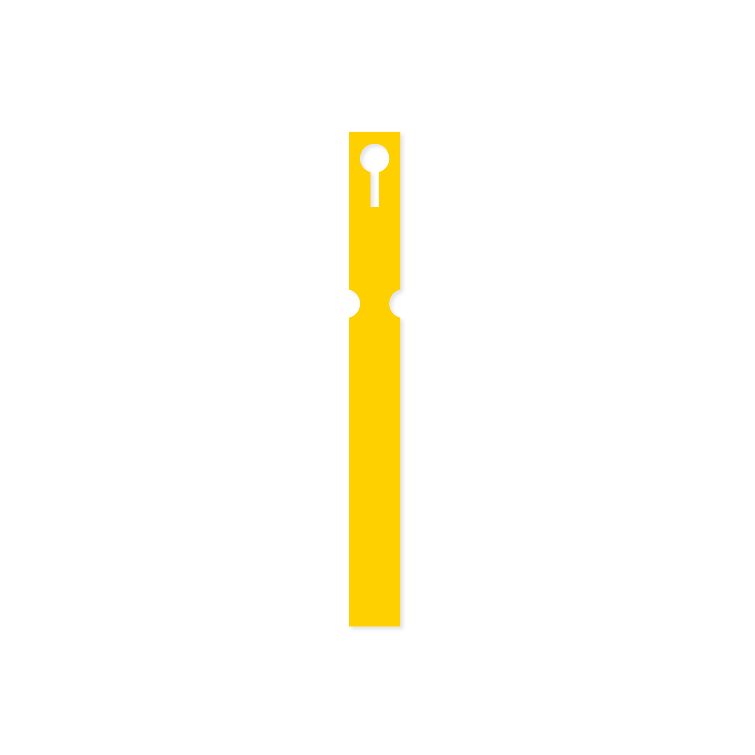 Self-Tie VINYL Labels Loop Lock - 25mm x 220mm (Box of 1000) YELLOW