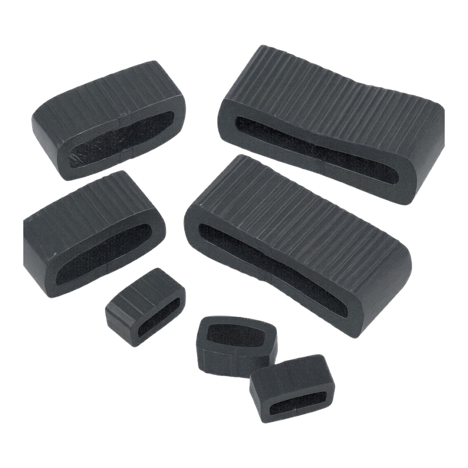 Hoop Collar 3.8cm BLACK (Box of 100)