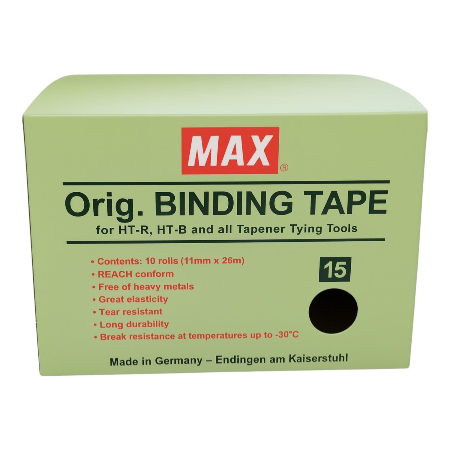 No9 Max Bio Tape GREEN 40M (10 per box)