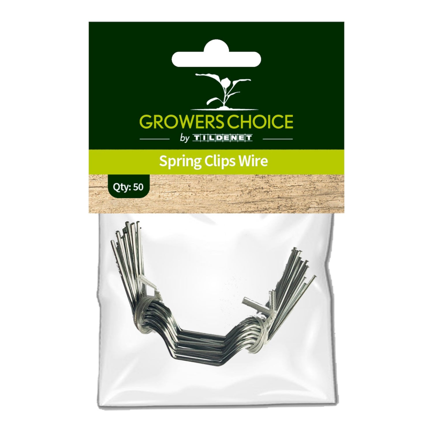 Wire Spring Clips  (pack of 50)